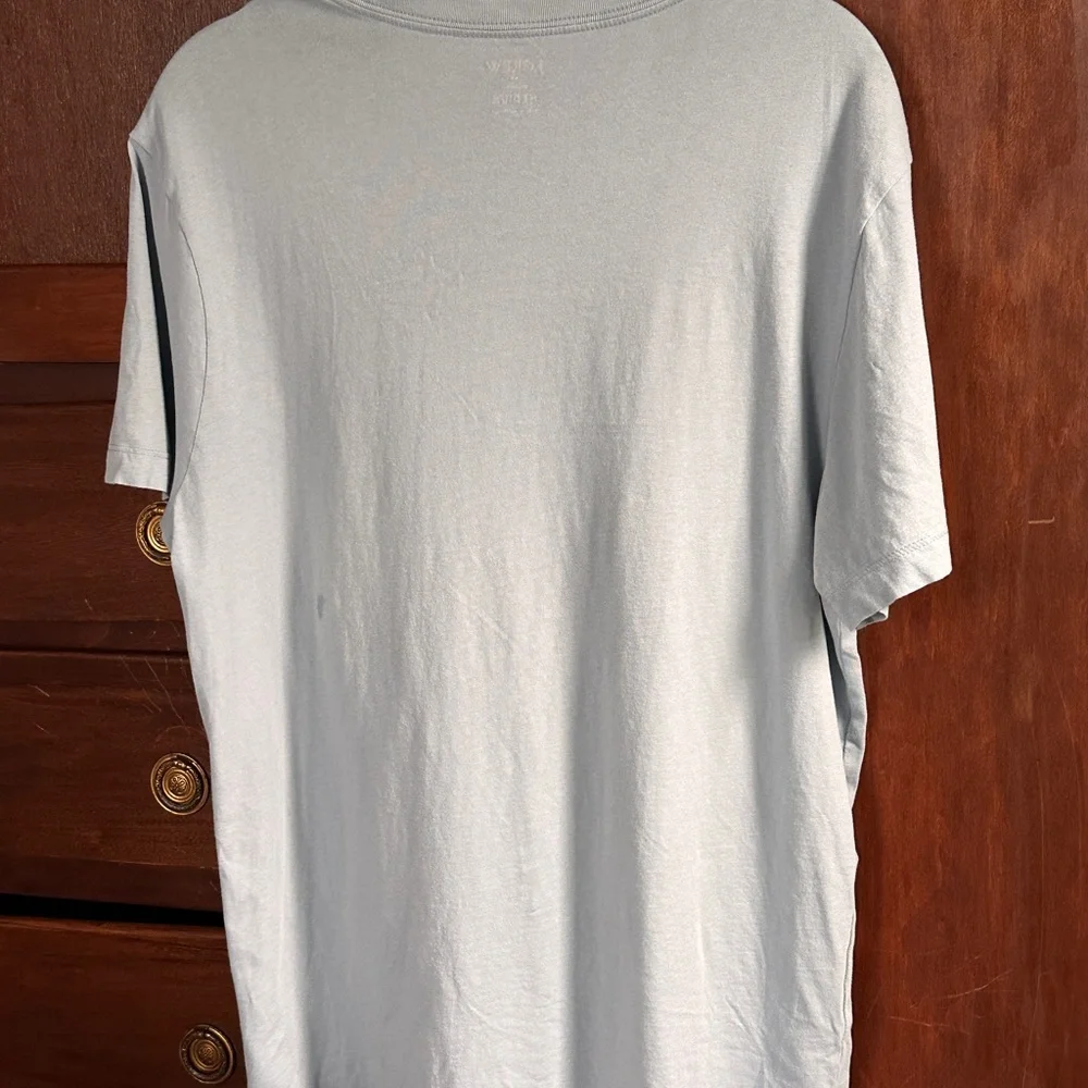 J.Crew Blue Pocket Tee Soft Washed Cotton Coastal Prep Basic Men’s Medium